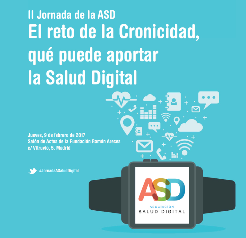 Imagen de la II Jornada de la ASD: El reto de la Cronicidad, qué puede aportar la Salud Digital.