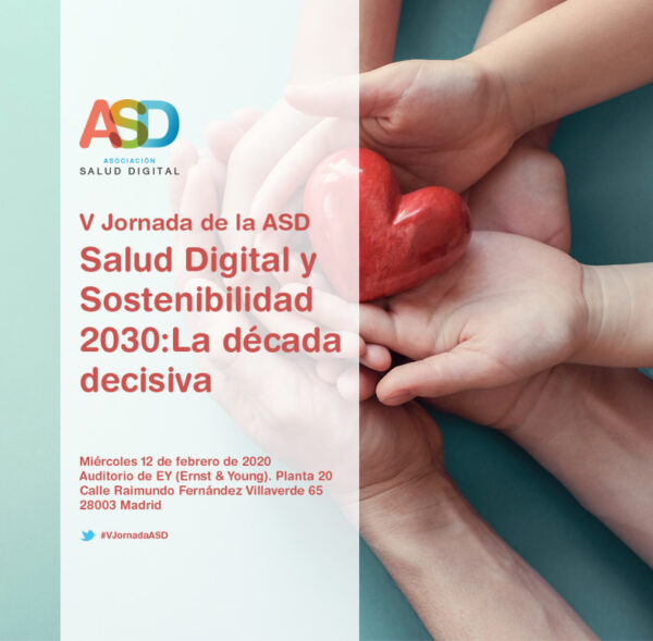 Imagen de la V Jornada de la ASD: Salud Digital y Sostenibilidad 2030: La década decisiva.